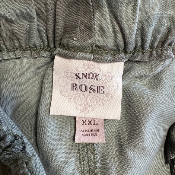 Green Knox Rose camouflage joggers size XXL - Picture 7 of 8